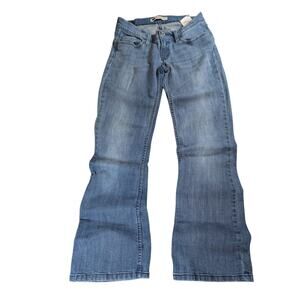 Levis 524 Jeans Womens 29X30 Too Superlow Bootcut Stretch Light Wash Denim Pants